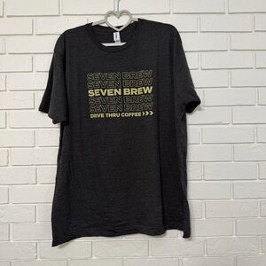 Seven Brew Drive Thru Coffee Ada OK Graphic T-Shirt XL